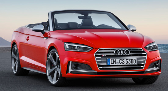 Подробное рассмотрение Audi S5 Cabriolet (2017) с фотографиями Audi S5 Cabriolet (2017) на IronHorse.ru ©